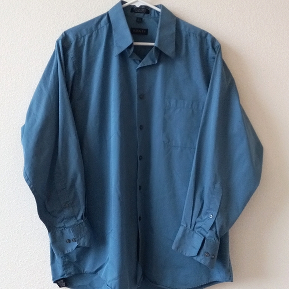 Regis Other - Regis Soft Blue Men's Long Sleeve Buttton Down Neck 16½